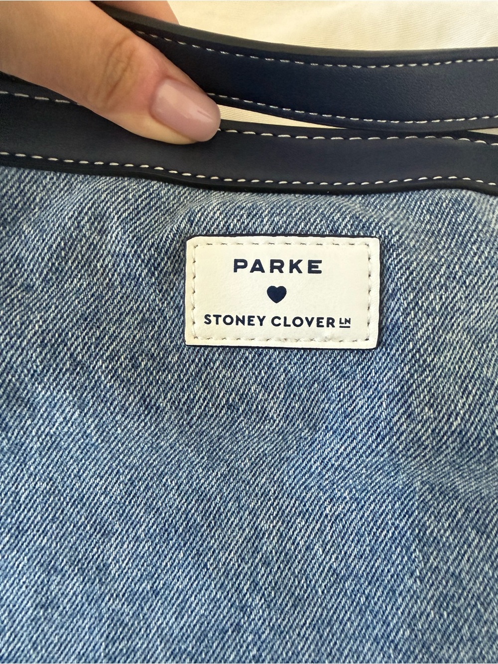 Parke X SCL Denim Tote - Picture 4 of 8